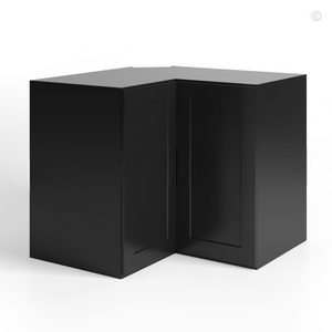 Black Shaker Wall Easy Reach Cabinet