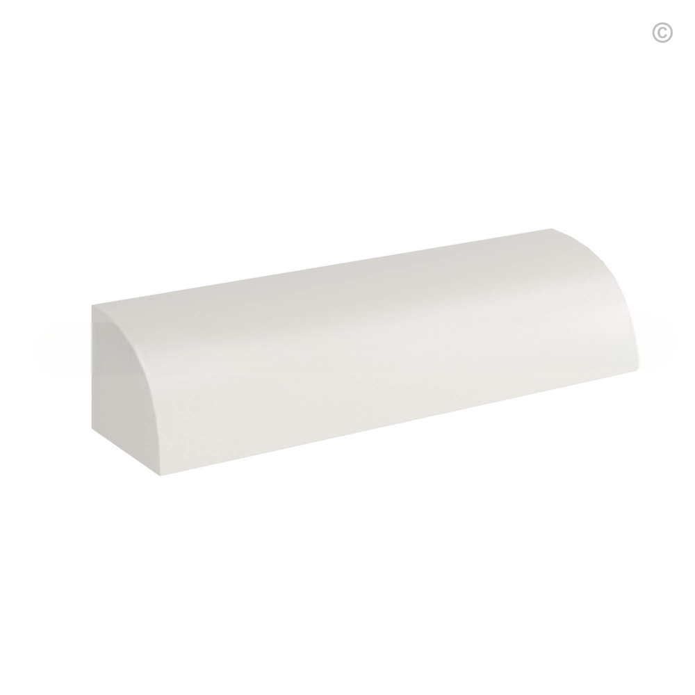 Dove White Slim Shaker Shoe Moulding