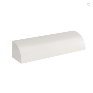 Dove White Slim Shaker Shoe Moulding