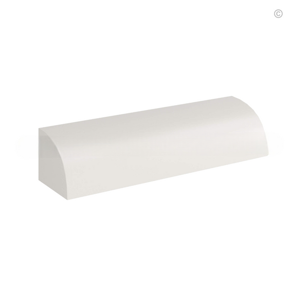 Dove White Slim Shaker Shoe Moulding
