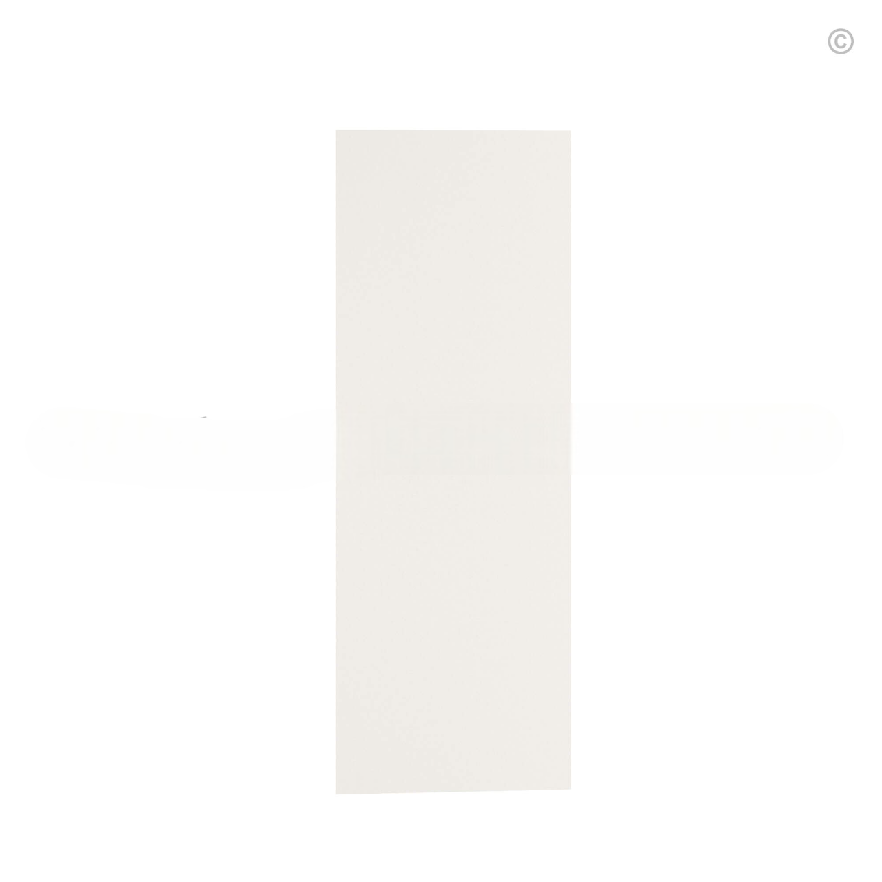 Dove White Slim Shaker Wall Skin Panel