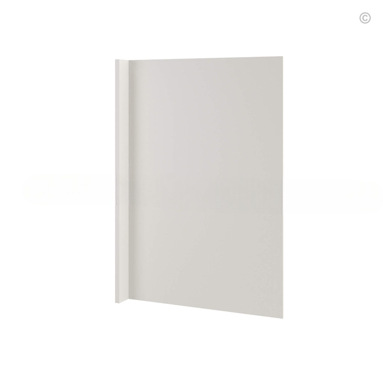 Dove White Slim Shaker Dishwasher Return Panel