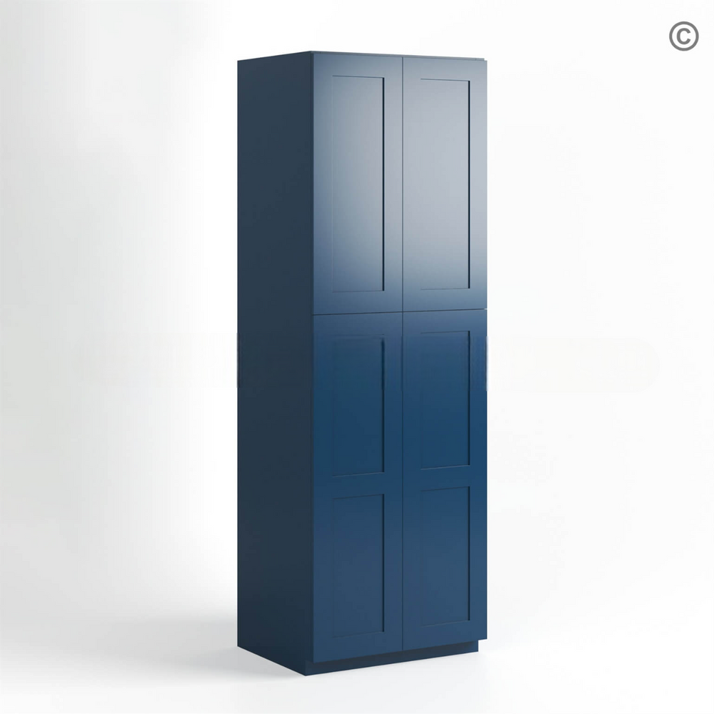 Navy Blue Shaker 24″ W Utility Pantry Cabinet