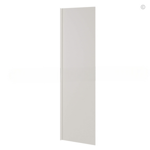 Dove White Slim Shaker Refrigerator End Panel Veneer