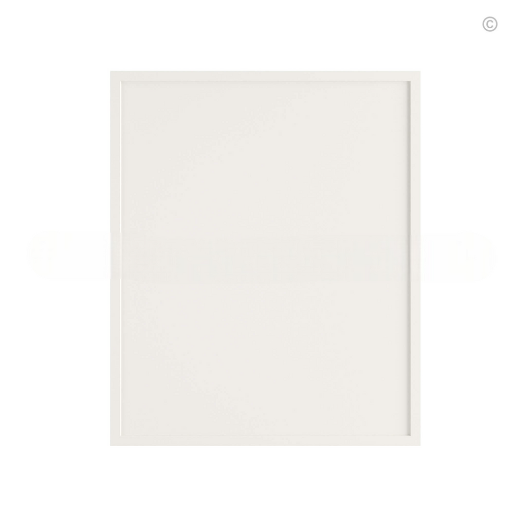 Dove White Slim Shaker Base Decorative Door Panel