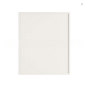 Dove White Slim Shaker Base Decorative Door Panel