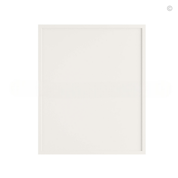 Dove White Slim Shaker Base Decorative Door Panel