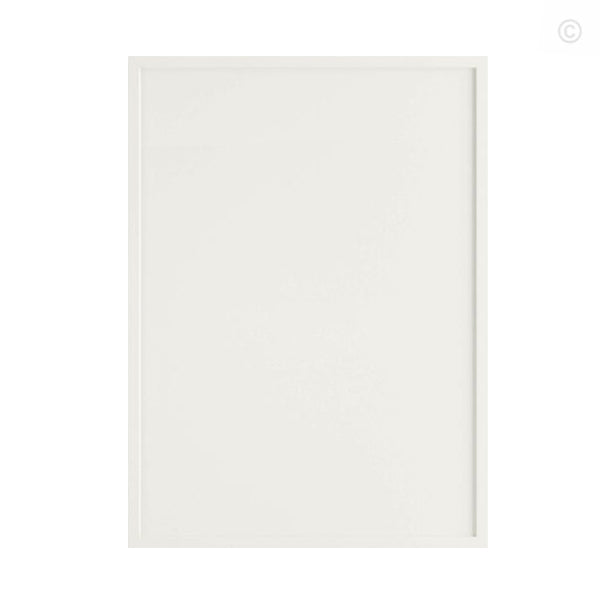 Dove White Slim Shaker Base Cabinet Front Face Sample