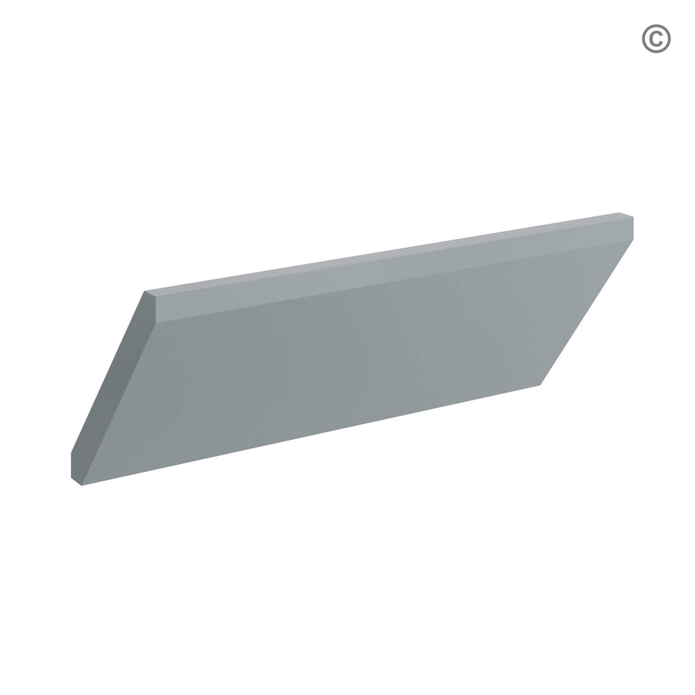 Gray Shaker Angle Crown Moulding