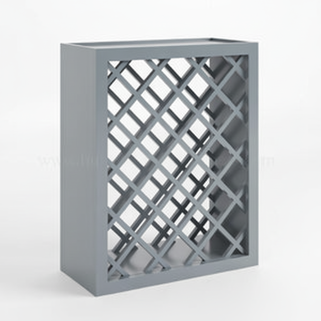 Gray Shaker Wine Rack