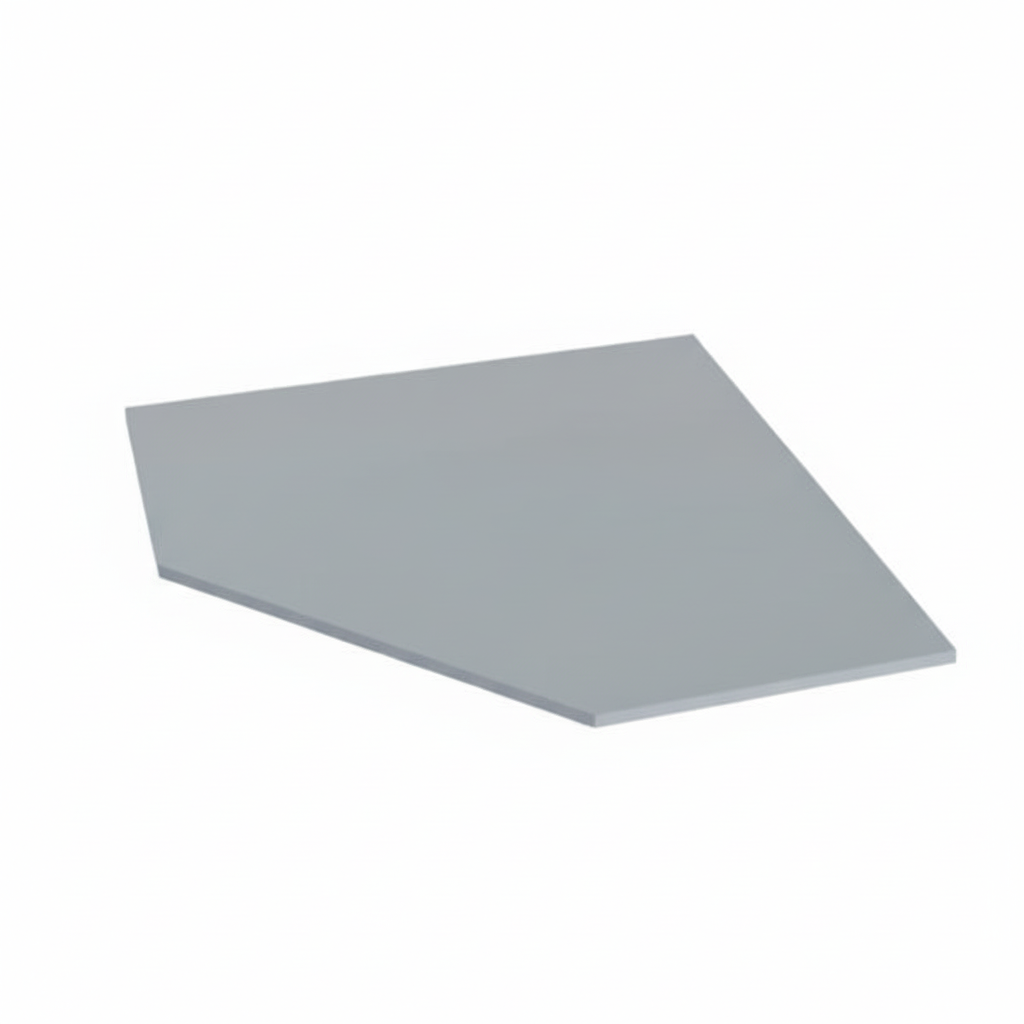 Gray Shaker Corner Sink Front Floor