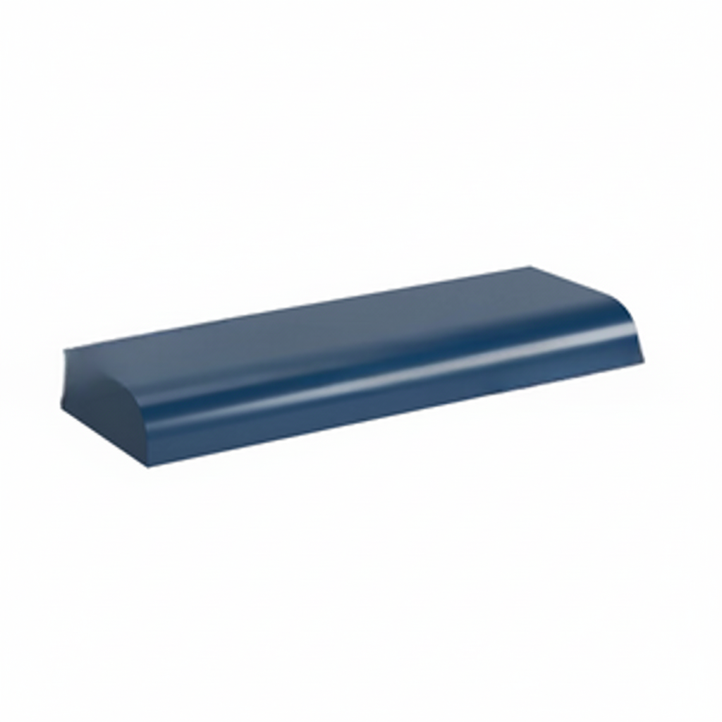 Navy Blue Shaker Scribe Moulding