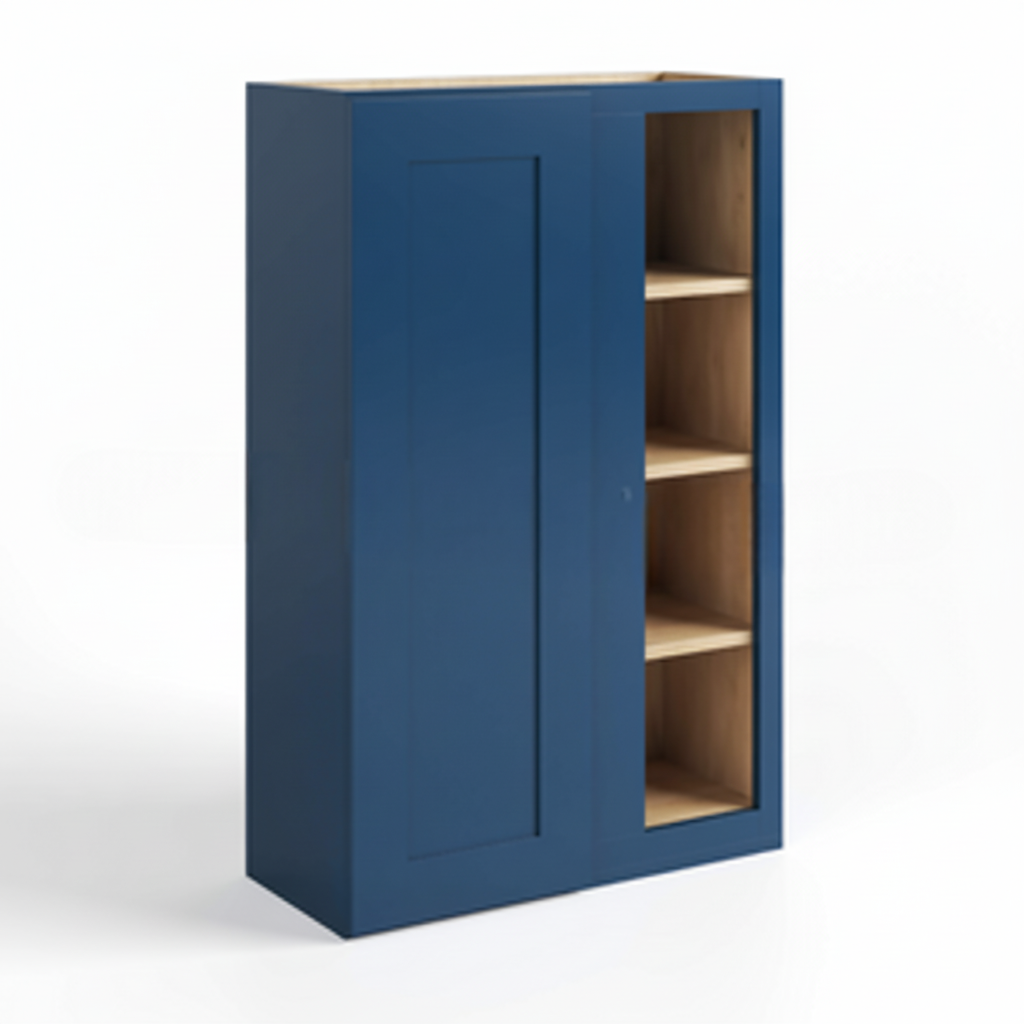 Navy Blue Shaker 42″ H Wall Blind Cabinet