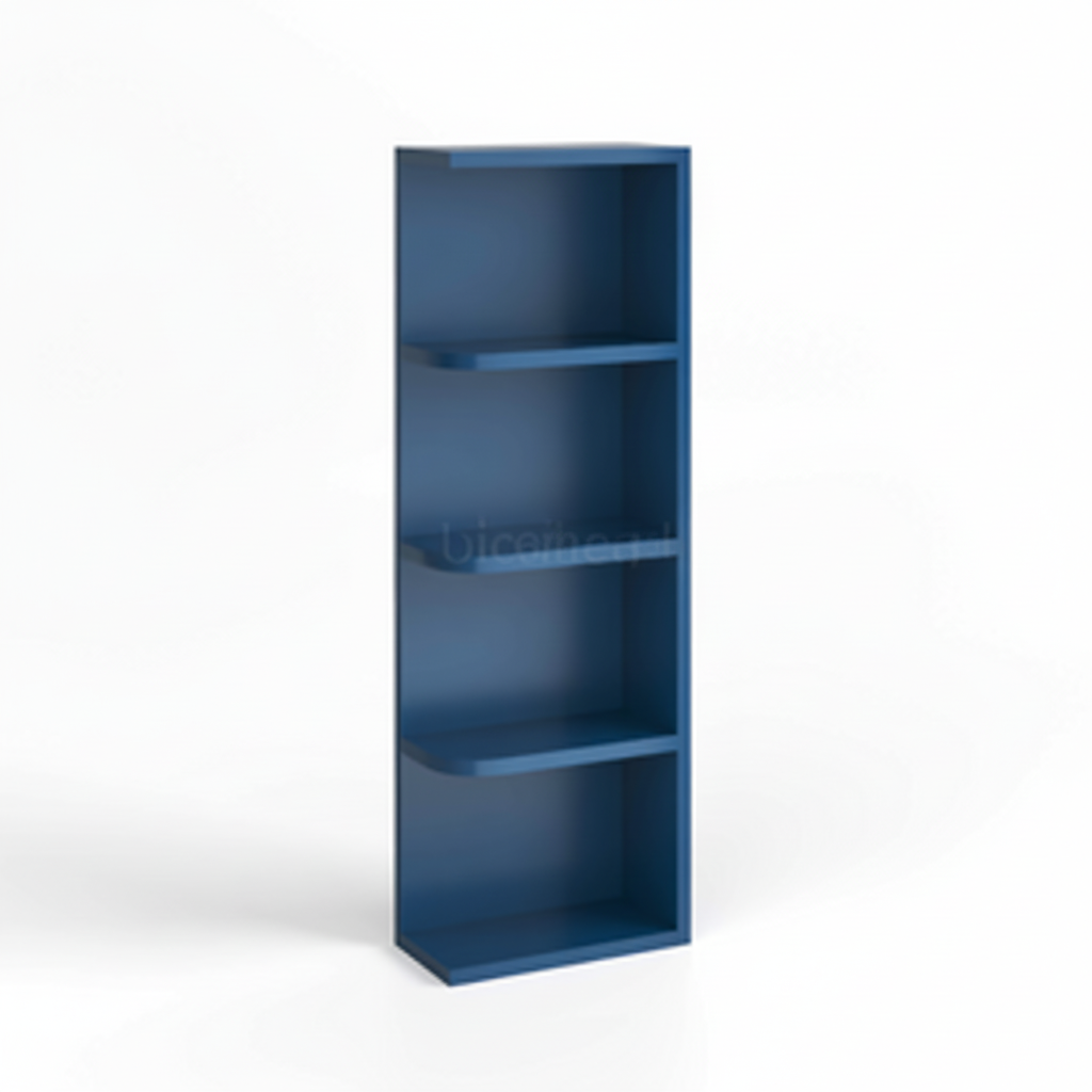 Navy Blue Shaker Open End Shelf (Reversible)