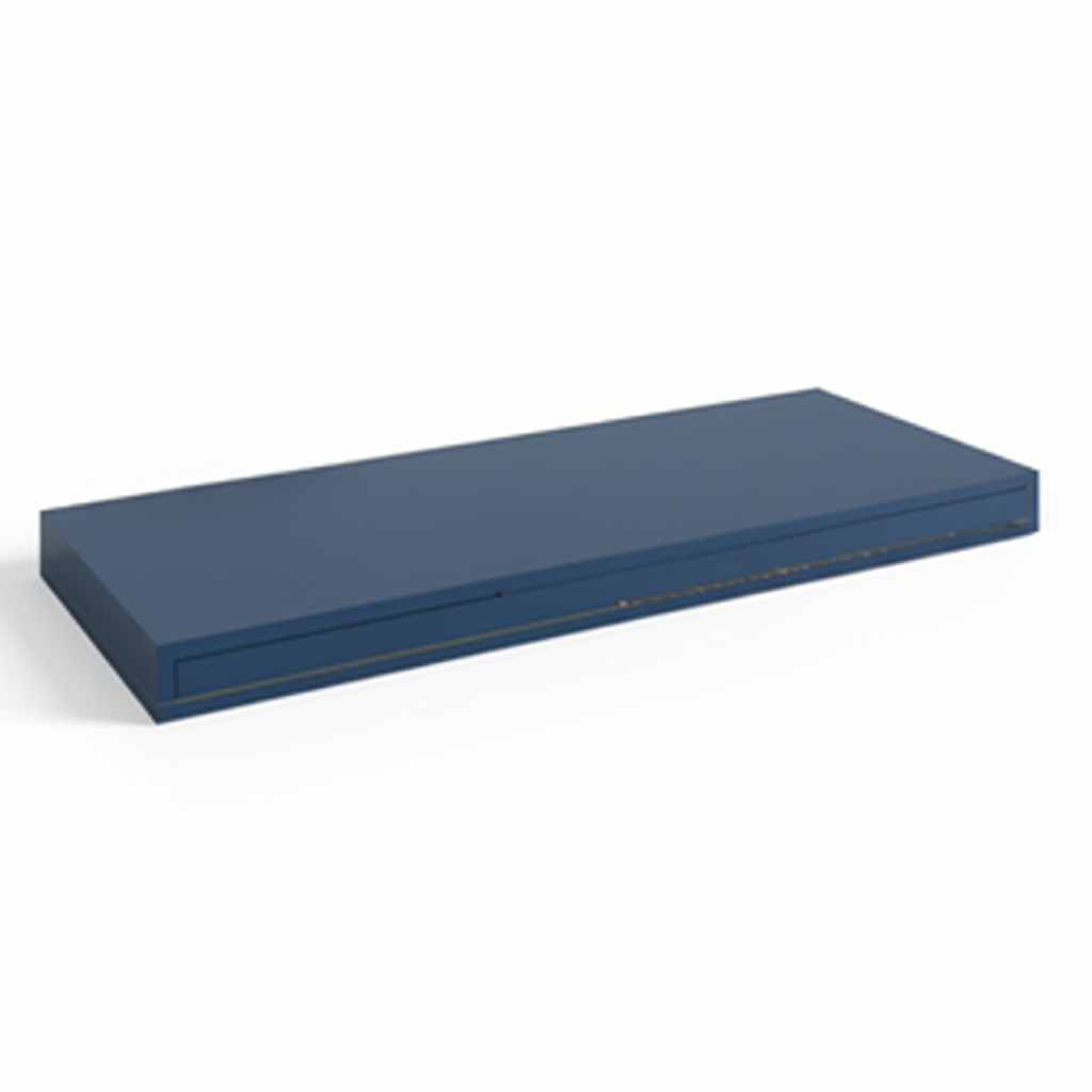 Navy Blue Shaker Floating Shelf