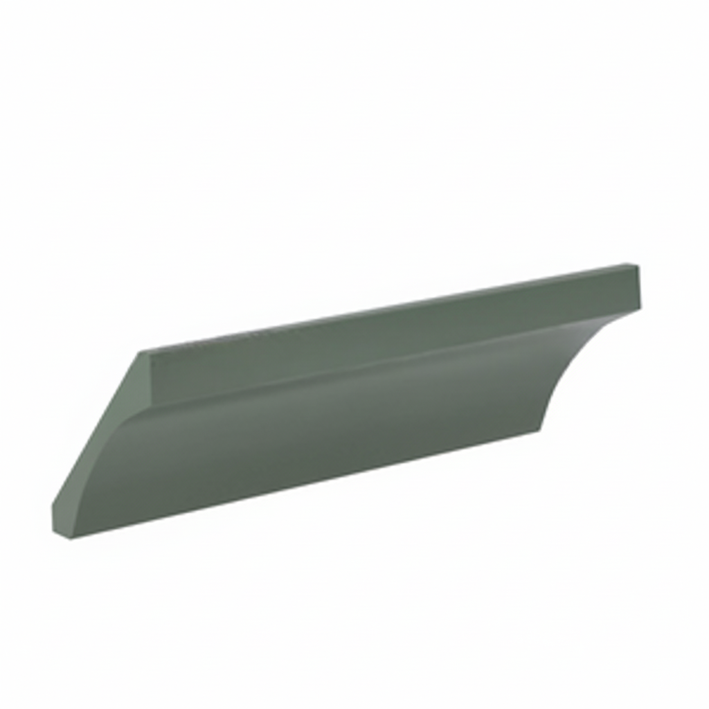 Slim Shaker Green Crown Moulding 3 5/8″ Tall