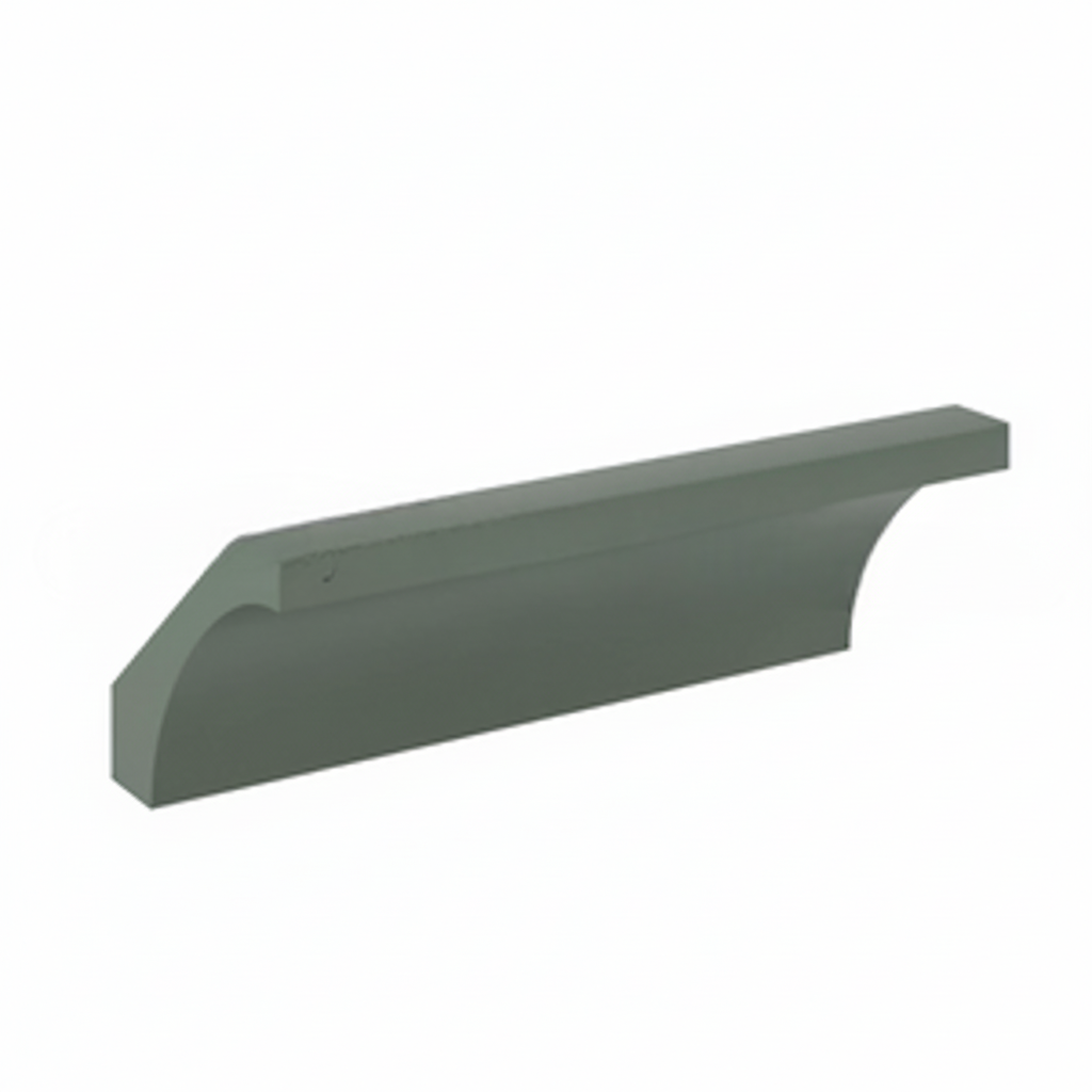 Slim Shaker Green Crown Moulding 2 1/4″ Tall