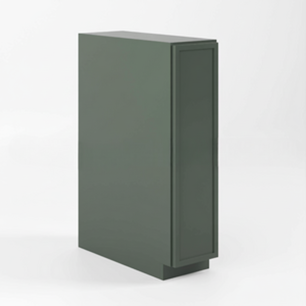 Slim Shaker Green Base Spice Rack Cabinet