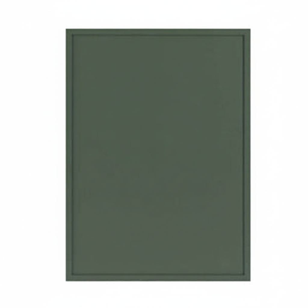 Slim Shaker Green Sample Door
