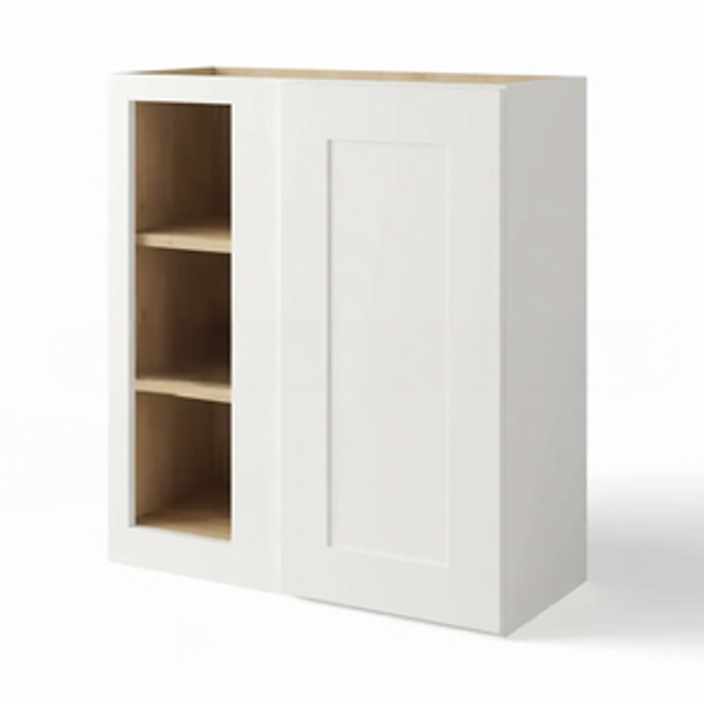 White Shaker 36″ H Wall Blind Cabinet