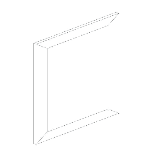 Mocha Slate Shaker Base False Door