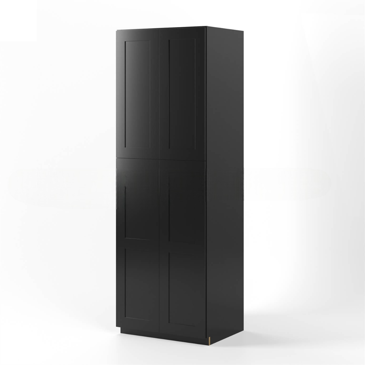 Black Shaker 24″ W Utility Pantry Cabinet