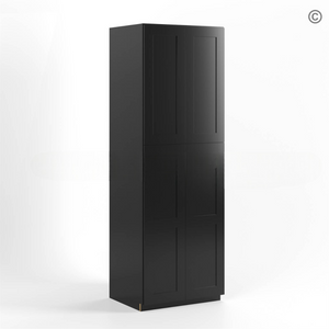 Black Shaker 24″ W Utility Pantry Cabinet