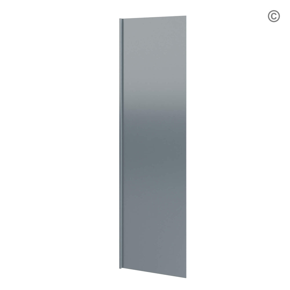 Gray Shaker Refrigerator End Panel