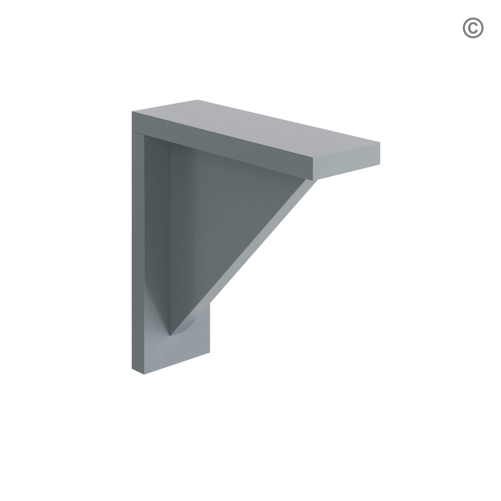 Gray Shaker Corbel 9″H