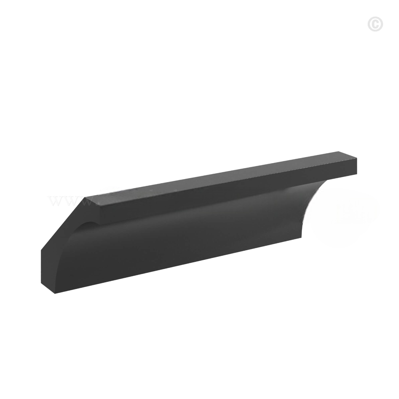 Mocha Slate Shaker Crown Moulding 2 1/4″ Tall