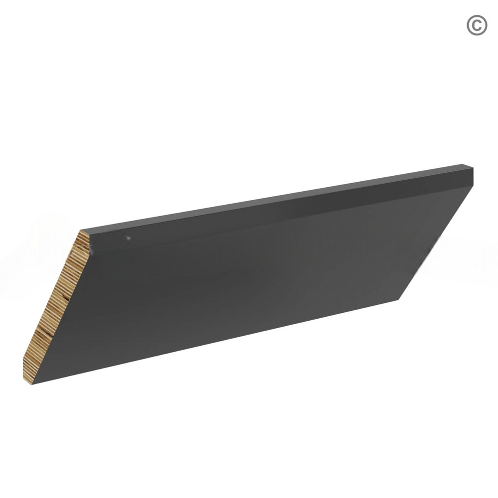 Black Shaker Angle Crown Moulding