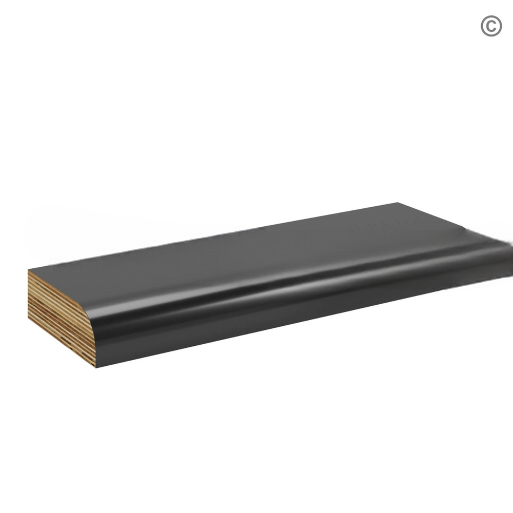 Black Shaker Scribe Moulding