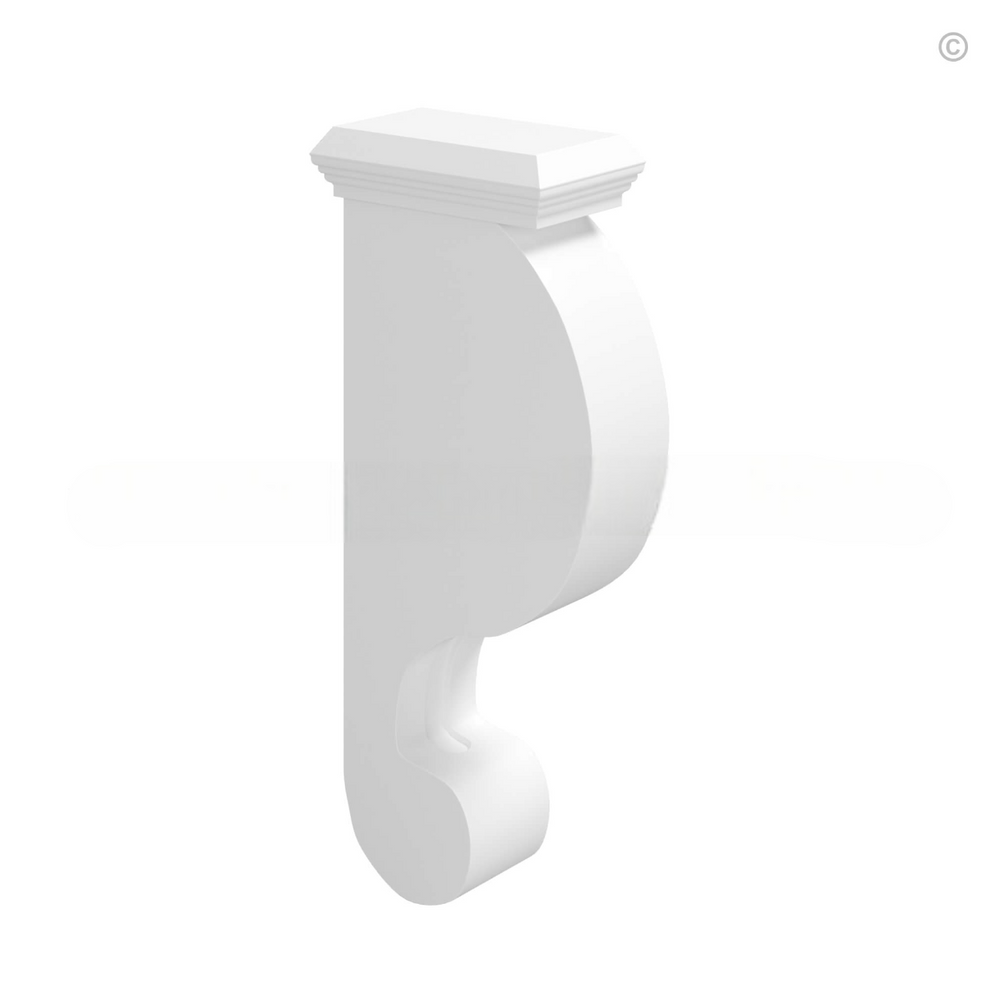 White Shaker Corbel 12 3/4″H