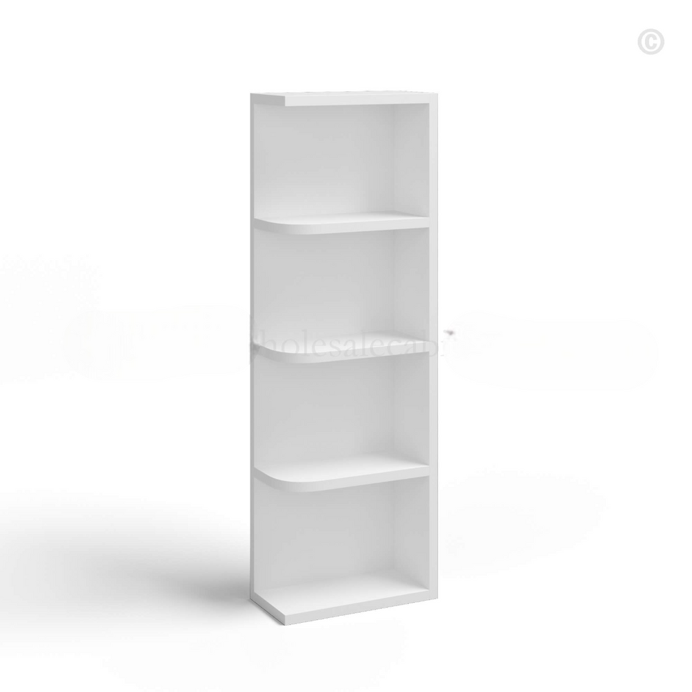 White Shaker Open End Shelf (Reversible)