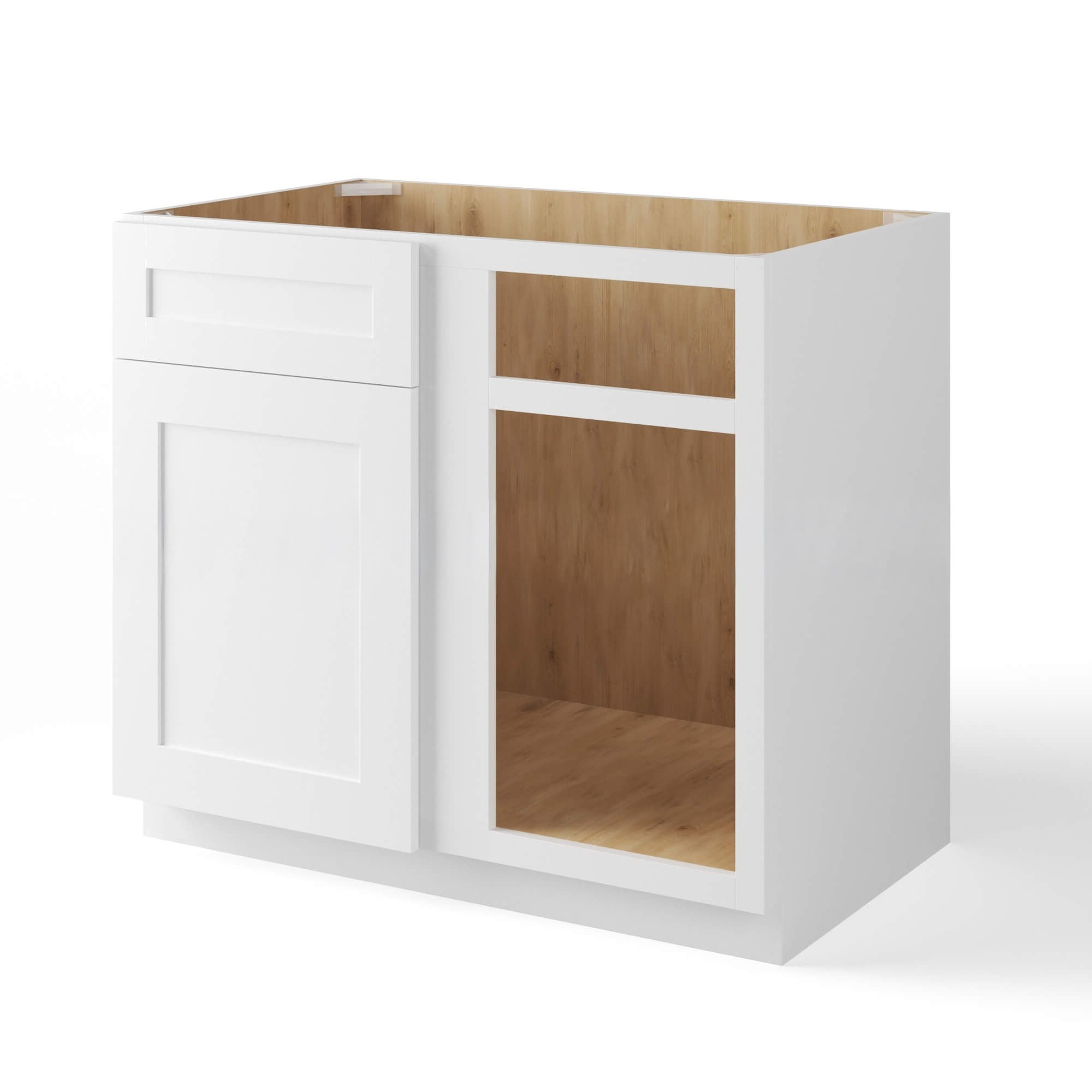 White Shaker Blind Corner Base Cabinet (L/R interchangeable)