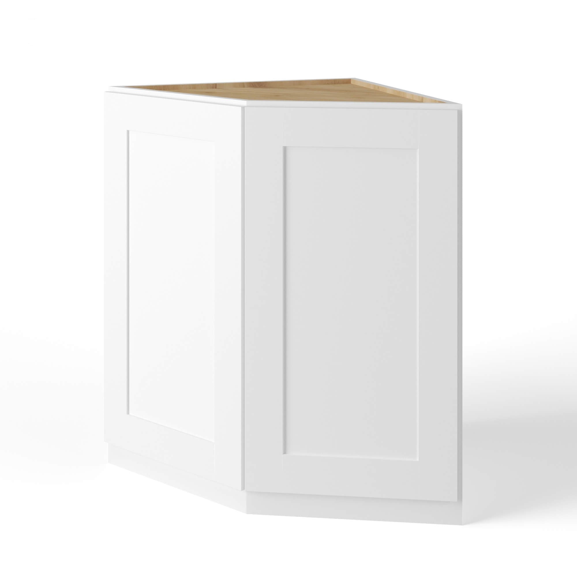 White Shaker Base End Cabinet