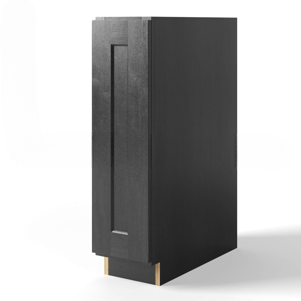 Mocha Slate Shaker Full Height Door Base Cabinets Single Door