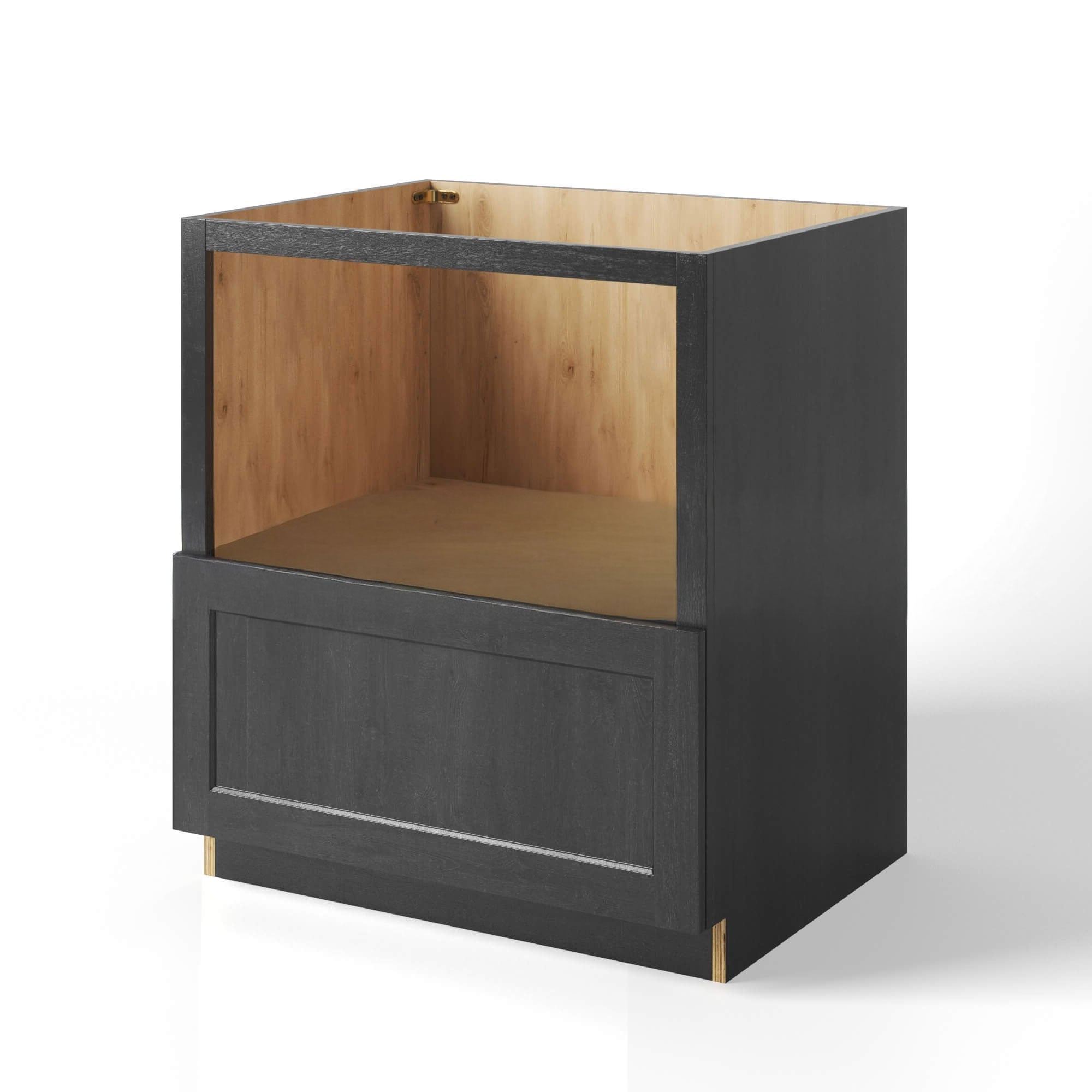 Mocha Slate Shaker Base Microwave Cabinet