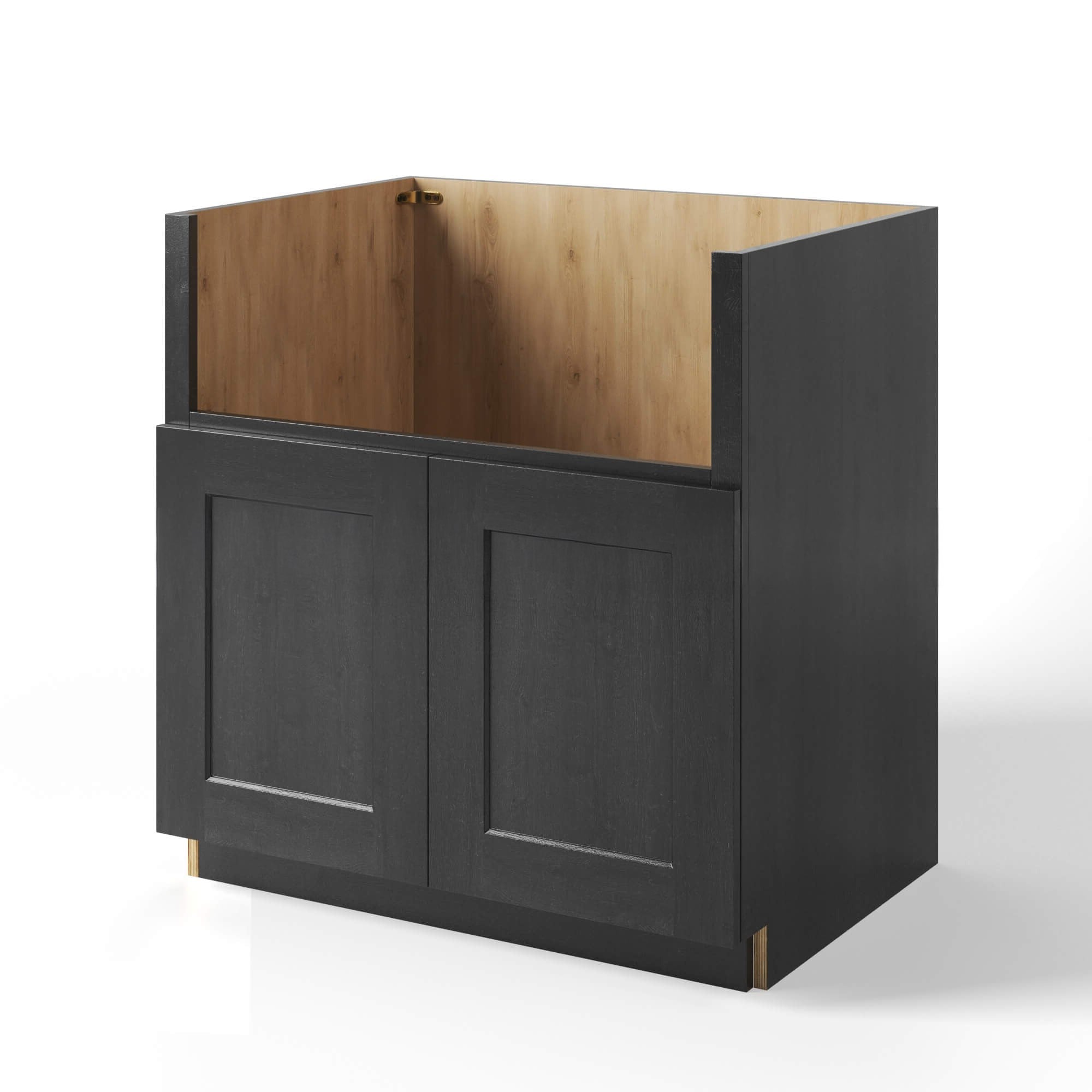 Mocha Slate Shaker Farm House Sink Base Cabinet