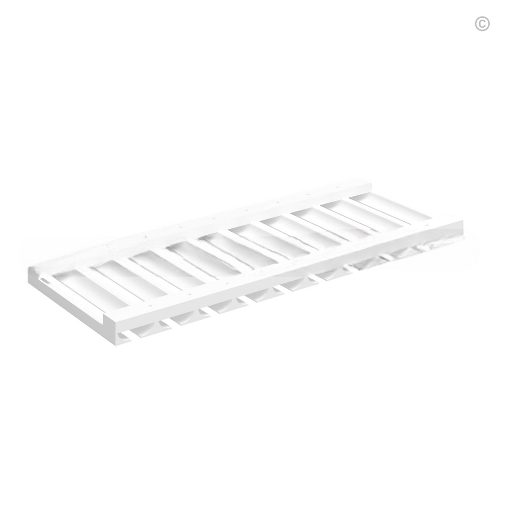 White Shaker Glass Holder