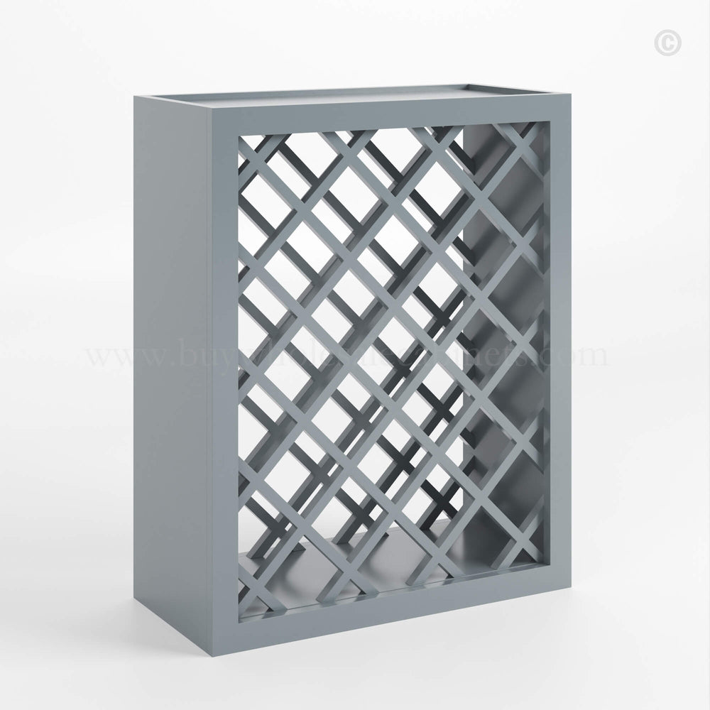 Gray Shaker Wine Rack
