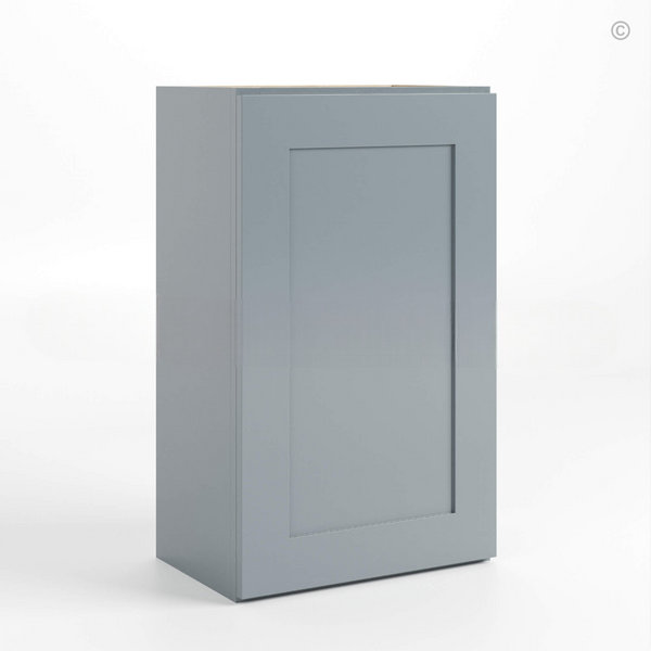 Gray Shaker 30″ H Single Door Wall Cabinet