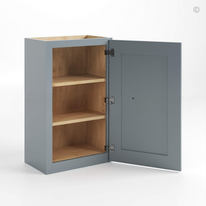 Gray Shaker 30″ H Single Door Wall Cabinet