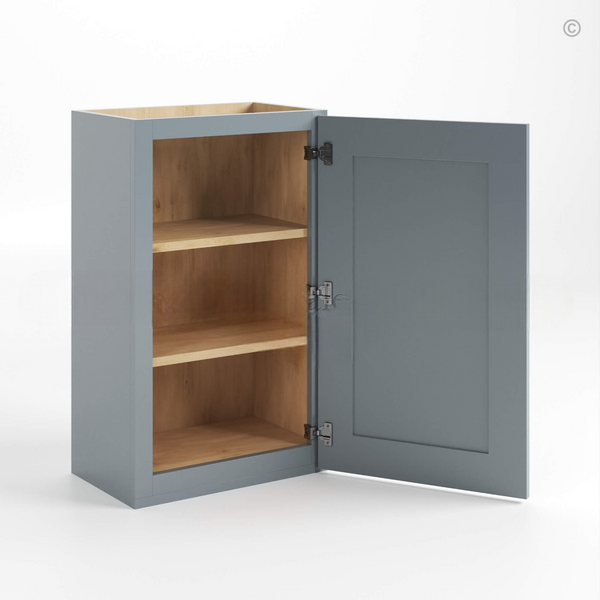 Gray Shaker 36″ H Single Door Wall Cabinet
