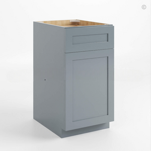 Gray Shaker Document File Base Cabinet