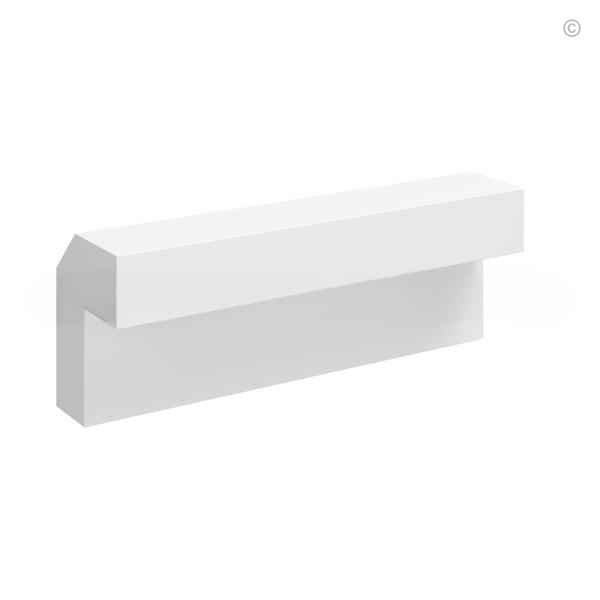 White Shaker Outside Corner Moulding