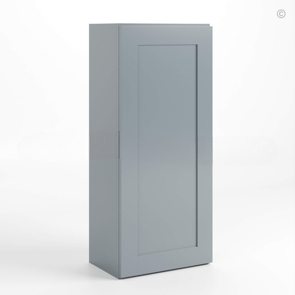 Gray Shaker 42″ H Single Door Wall Cabinet