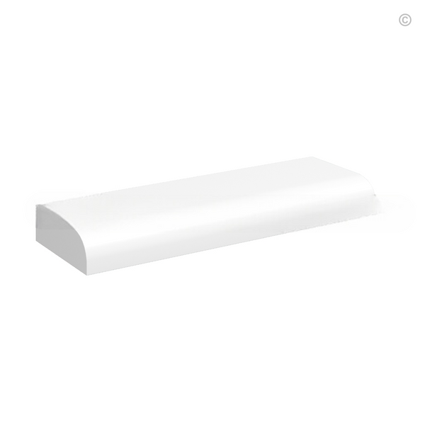 White Shaker Scribe Moulding
