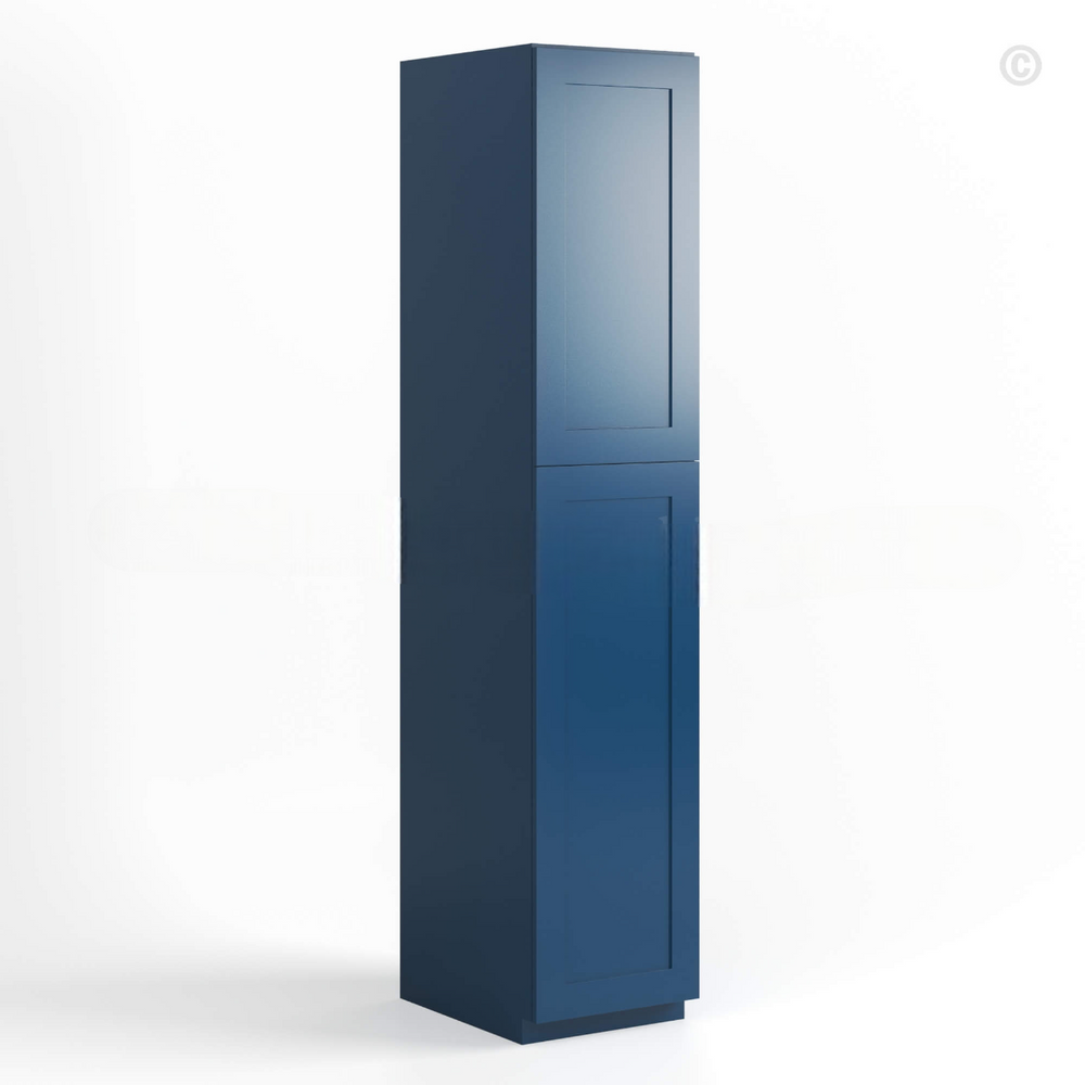 Navy Blue Shaker 18″ W Utility Pantry Cabinet