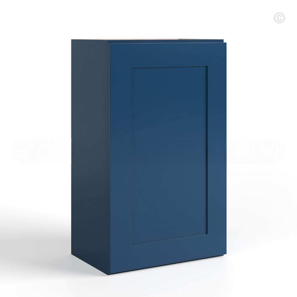 Navy Blue Shaker 36″ H Single Door Wall Cabinet